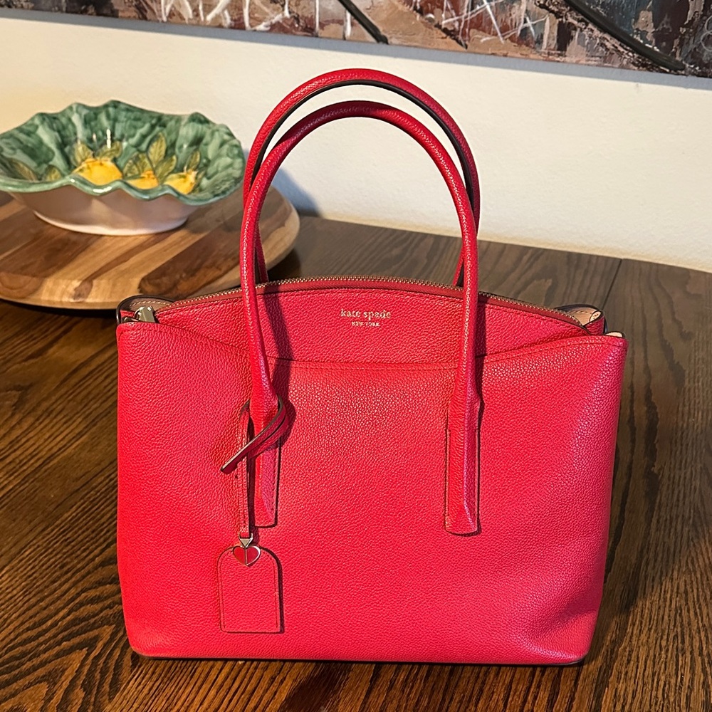 Red Kate Spade Bag W/ Detachable Strap